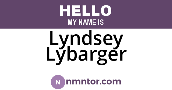 Lyndsey Lybarger
