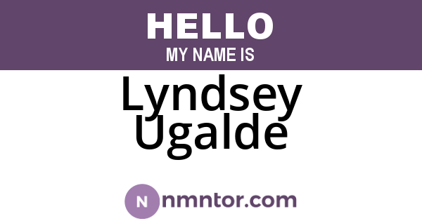 Lyndsey Ugalde