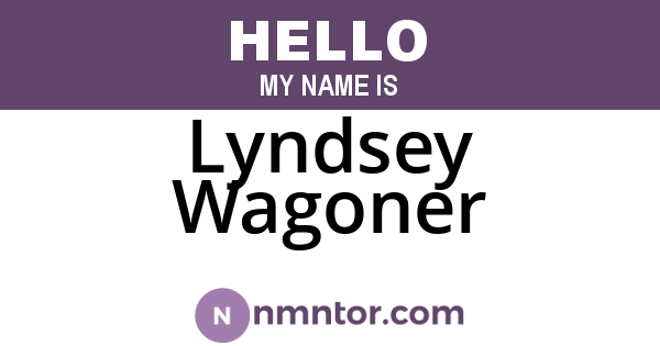 Lyndsey Wagoner