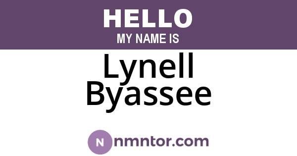 Lynell Byassee