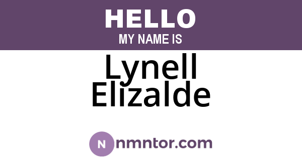 Lynell Elizalde