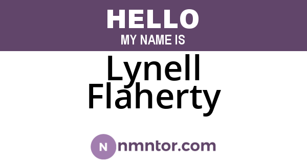 Lynell Flaherty