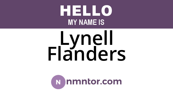 Lynell Flanders