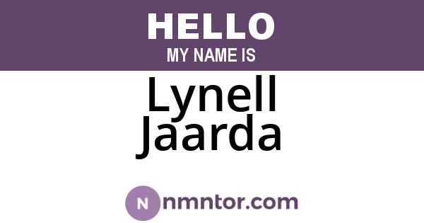 Lynell Jaarda