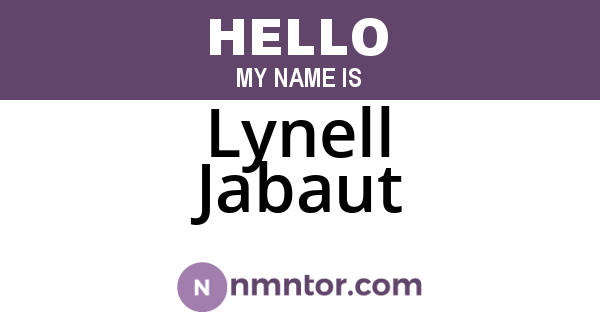 Lynell Jabaut