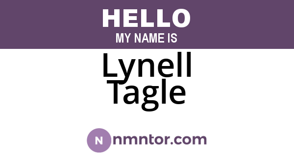 Lynell Tagle
