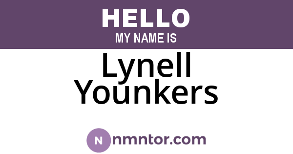 Lynell Younkers
