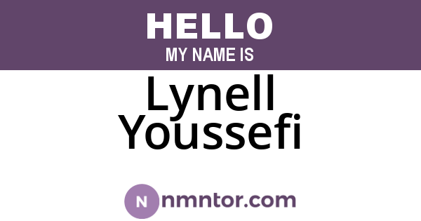 Lynell Youssefi