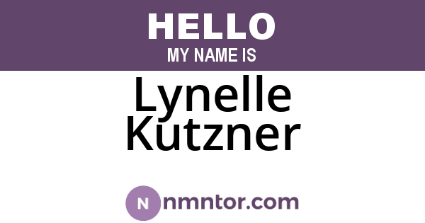 Lynelle Kutzner