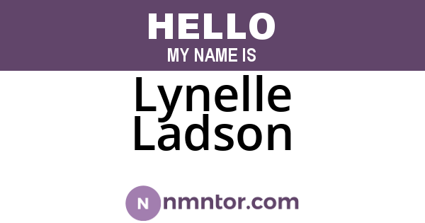 Lynelle Ladson