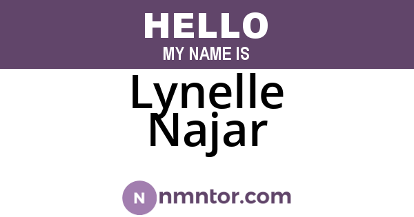 Lynelle Najar