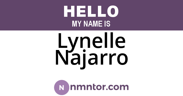 Lynelle Najarro