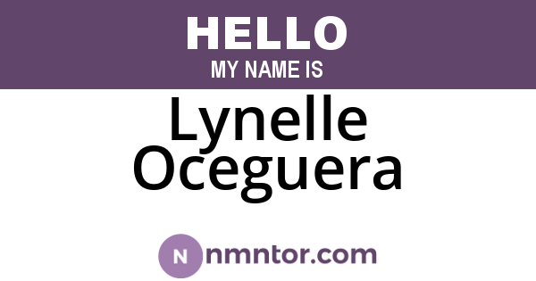 Lynelle Oceguera