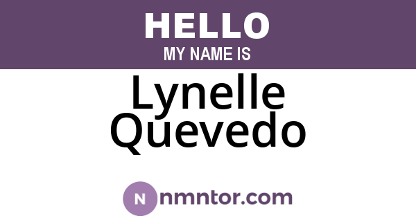 Lynelle Quevedo