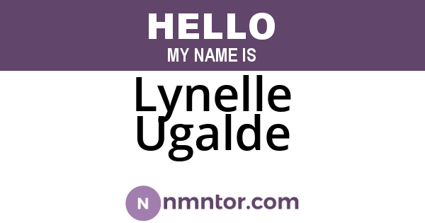 Lynelle Ugalde