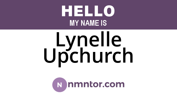 Lynelle Upchurch