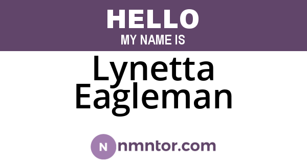 Lynetta Eagleman