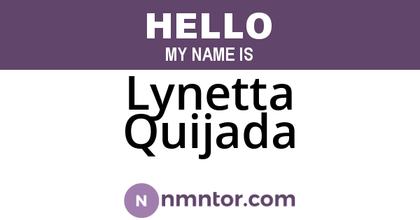 Lynetta Quijada