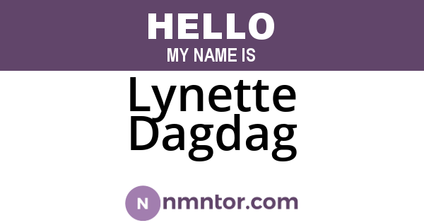 Lynette Dagdag