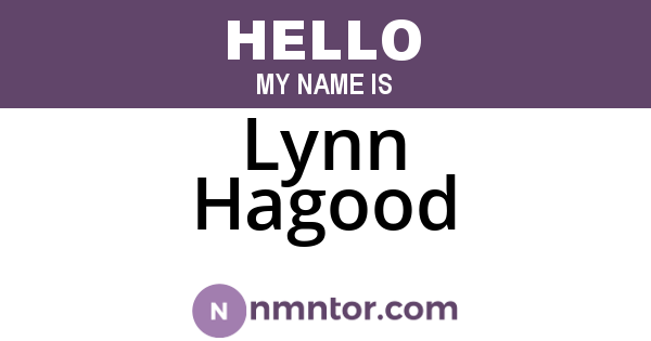 Lynn Hagood