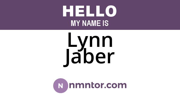Lynn Jaber