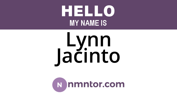 Lynn Jacinto