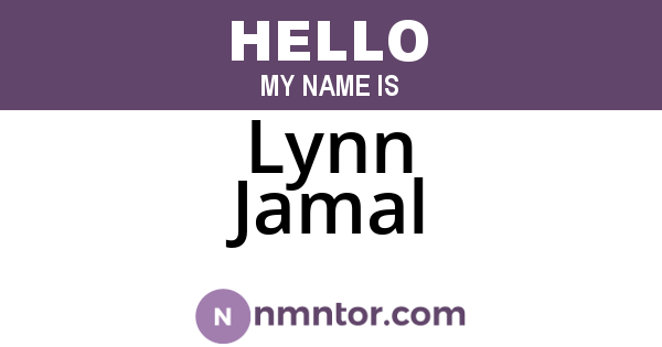 Lynn Jamal