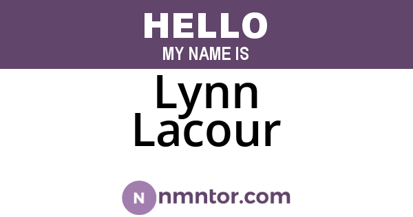 Lynn Lacour