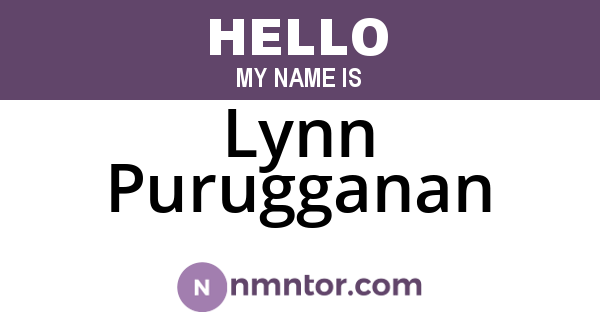 Lynn Purugganan