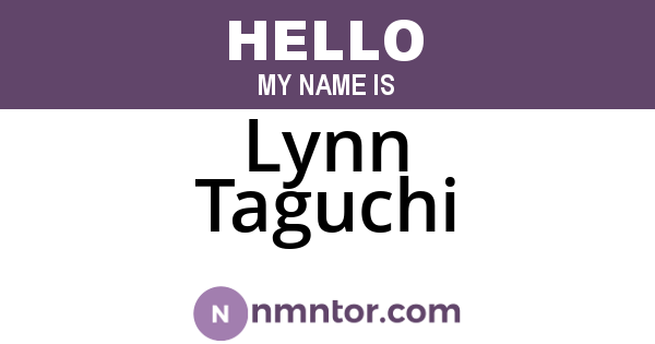 Lynn Taguchi