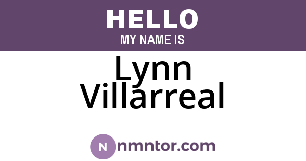 Lynn Villarreal