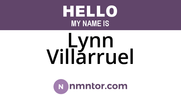 Lynn Villarruel