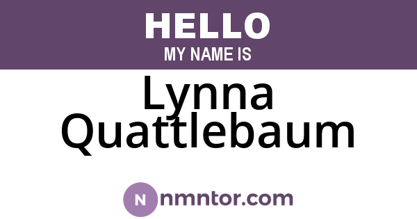 Lynna Quattlebaum