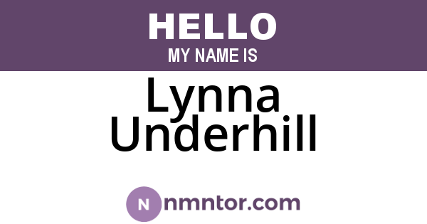 Lynna Underhill