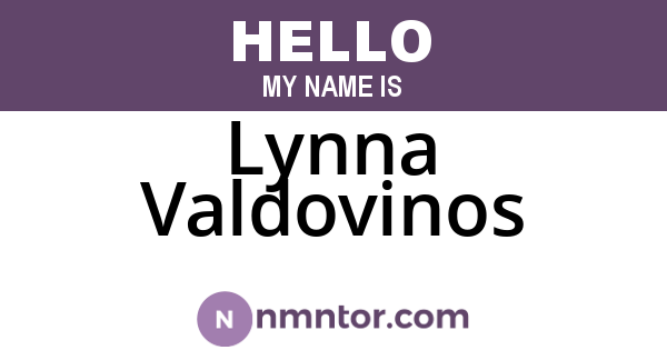 Lynna Valdovinos