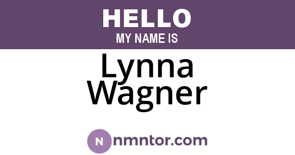 Lynna Wagner