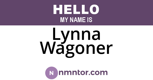 Lynna Wagoner
