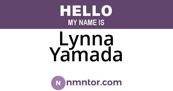 Lynna Yamada