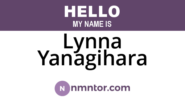 Lynna Yanagihara