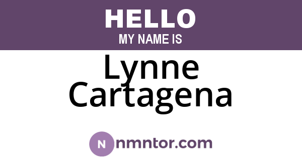 Lynne Cartagena