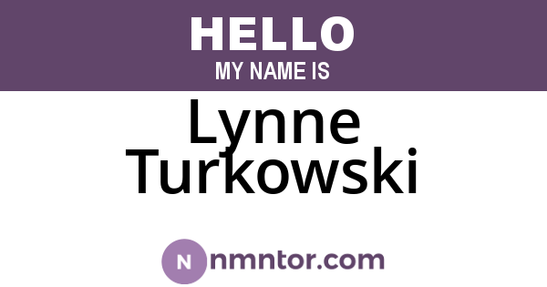 Lynne Turkowski