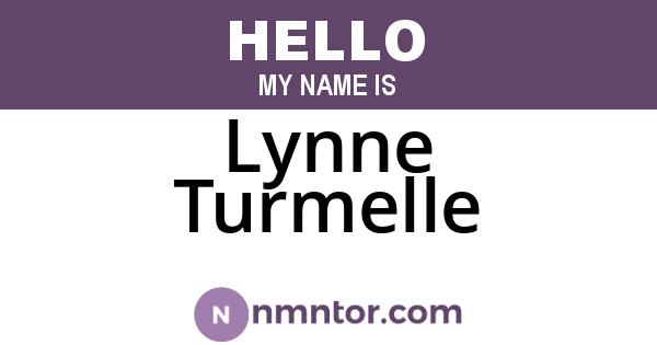 Lynne Turmelle