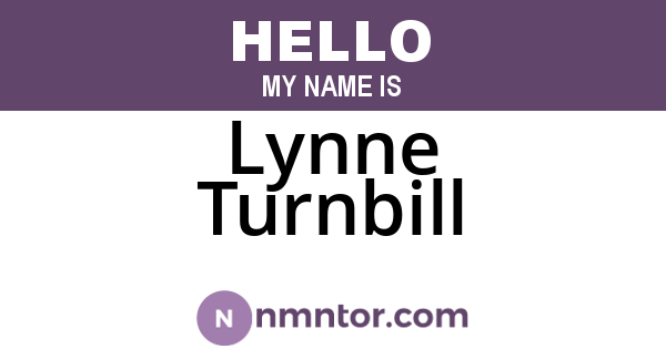 Lynne Turnbill