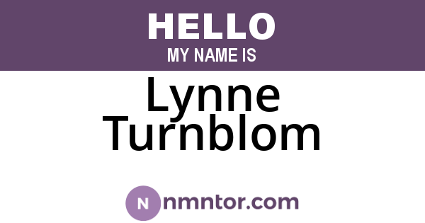 Lynne Turnblom