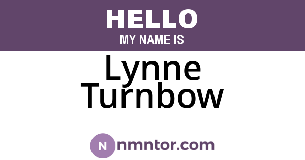 Lynne Turnbow
