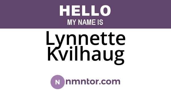Lynnette Kvilhaug