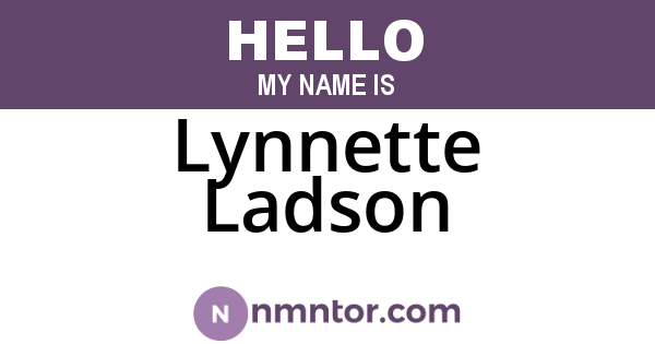 Lynnette Ladson