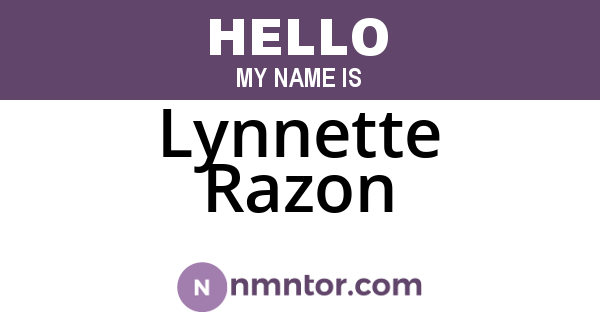 Lynnette Razon