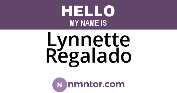 Lynnette Regalado
