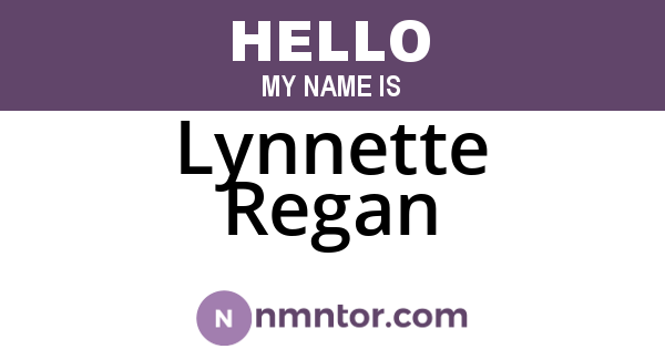 Lynnette Regan
